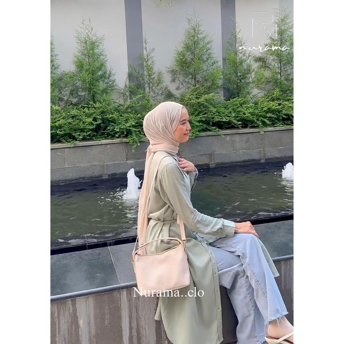 AKLEEMA LONG TUNIK / TUNIK LONG TERBARU / ATASAN WANITA / NURAMA /P01 TWILLRAYON