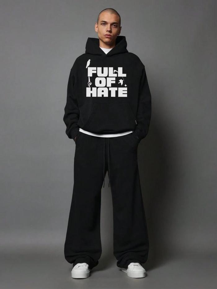 Endorfins - Hoodie Jumper FULL OF HATE sablon reflective reflektif sablon menyala hoodie unisex pria
