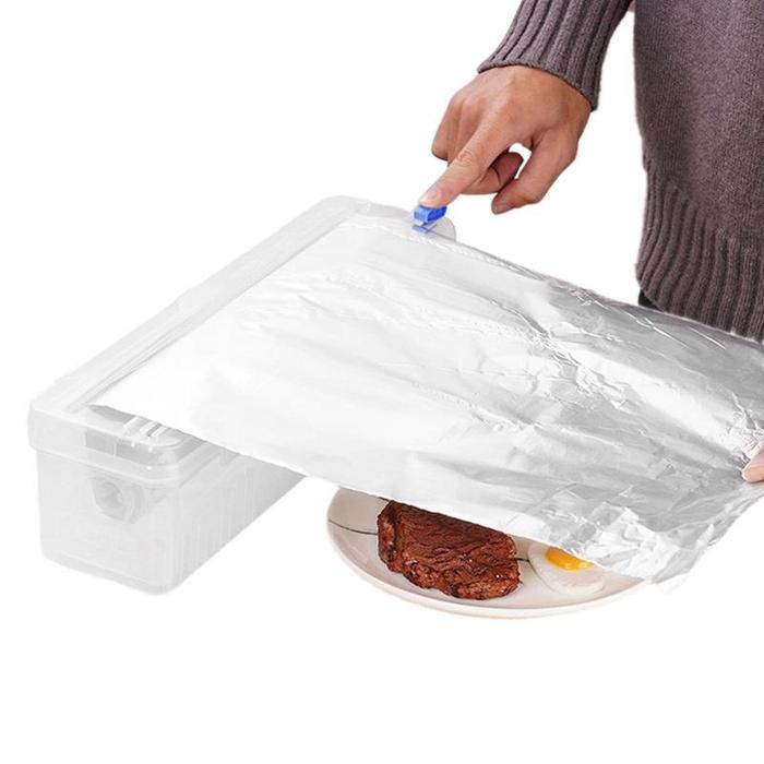 Cling Wrap Dispenser Cling Wrap Cutter Box 2 In 1 Wrap Cutter Saran