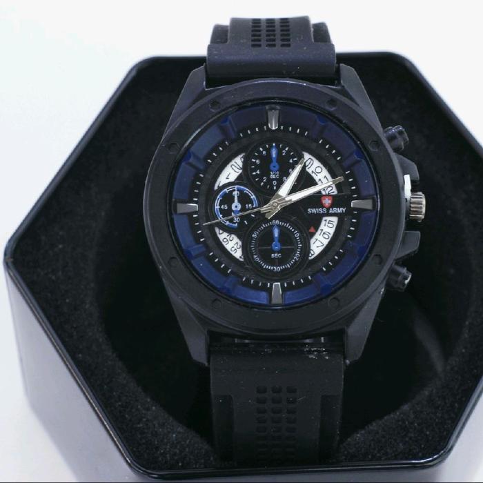 Jam Tangan Anak Pria Dan Wanita Swiss Army Analog Quartz Watch Strap Rubber Fashion Cod