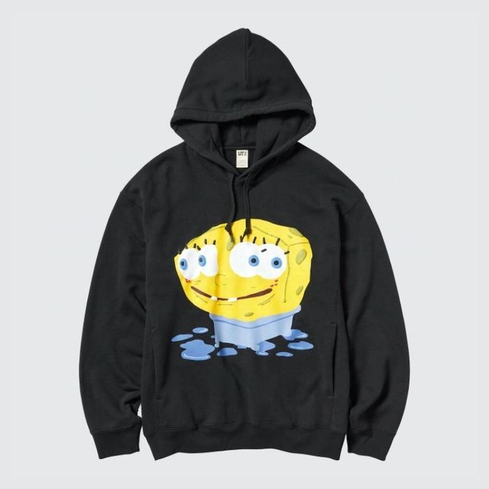 Hoodie UNIQLO x Spongebob Squarepants (Bathtub) | Cactus Plant Flea UT Hoodie Sweat - Hitam