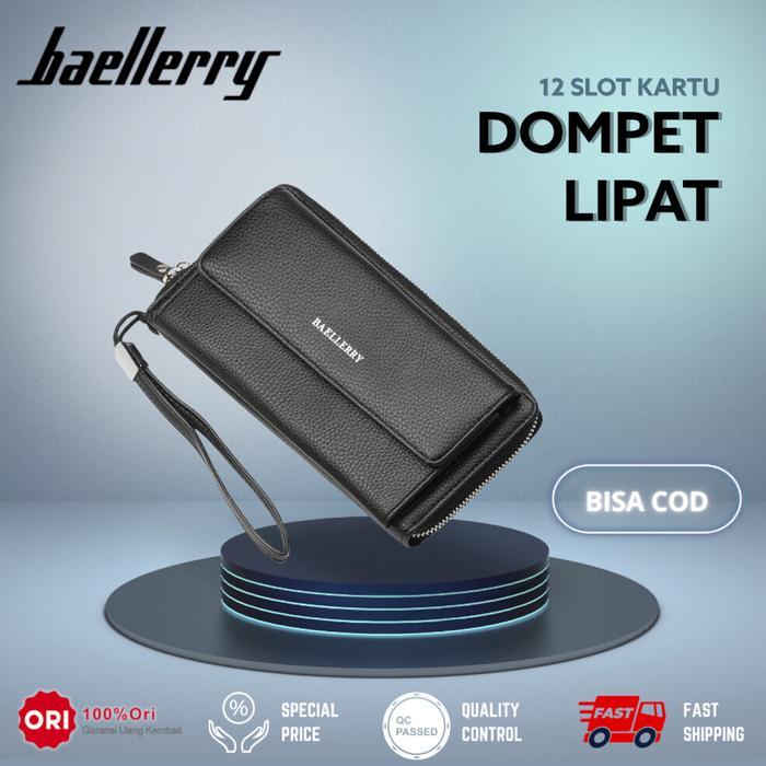 Dompet Pria Wanita Panjang Kulit BAELLERRY S5515