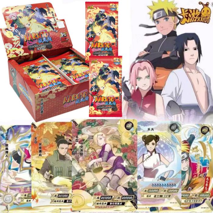 New Naruto Cards Uzumaki Uchiha Sasuke Tcg Carte Coleccionado De