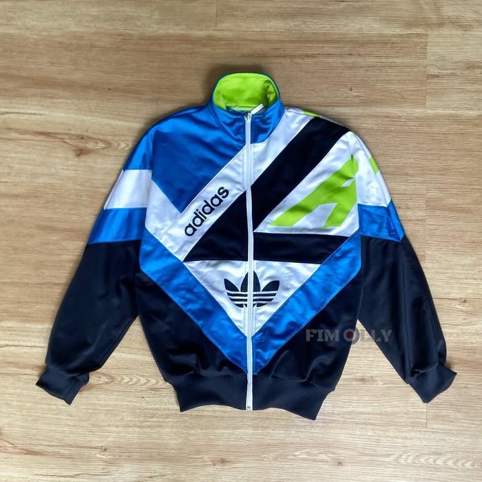 Tracktop Adidas firebird vintage 80s colourway