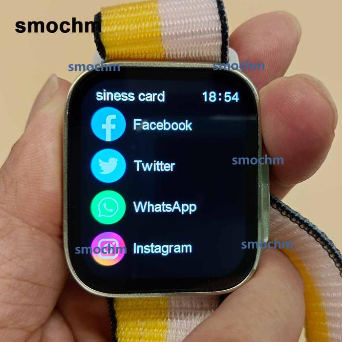 Smochm IWO Ultra Smart Watch Series 8 Wireless Charger