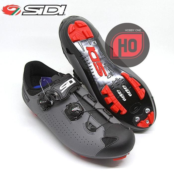 SPECIAL SIDI MTB EAGLE 10 MEGA BLACK GREY - Sepatu Cleat MTB