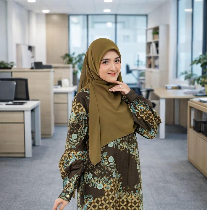 Scarf Attin - Hijab polos - Hijab cerruty by attin//