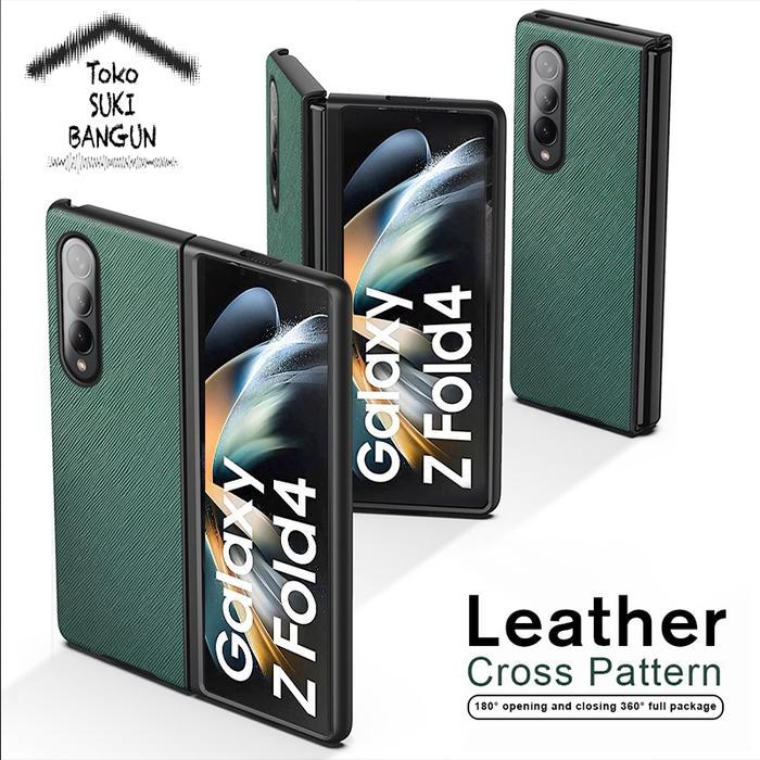 Case untuk Samsung Galaxy Z Fold4 Fold 4 5G CROSS Pattern Cover ZFO4-003