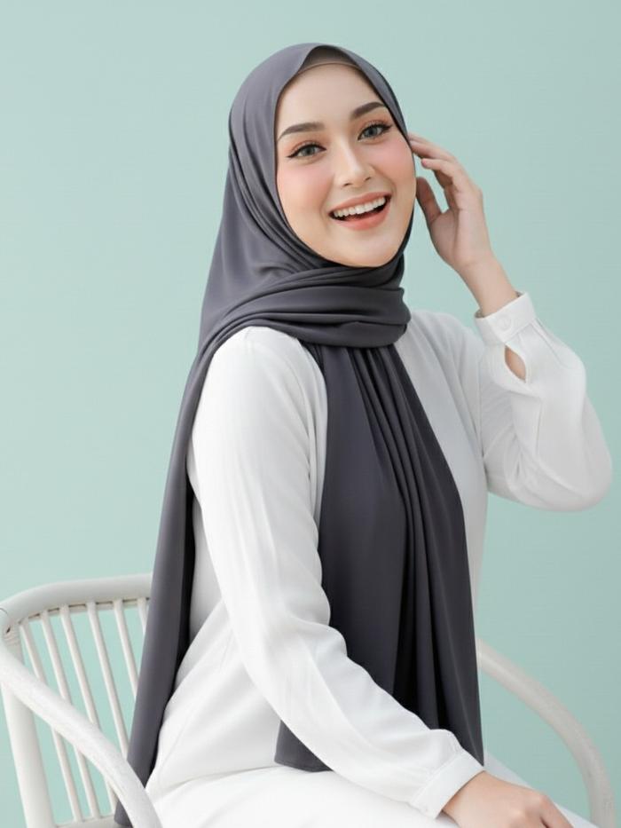 (SAWDA) Hijab Pasmina Jersey Hijab Jersey Hijab Pasmina Hijab Scraft Kerudung Pasmina Kerudung Jerse