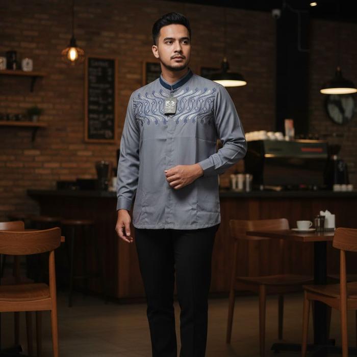 Koko Zalzabila Baju Pria Modern dengan Desain Elegan dan Nyaman untuk Segala Kesempatan Muslim