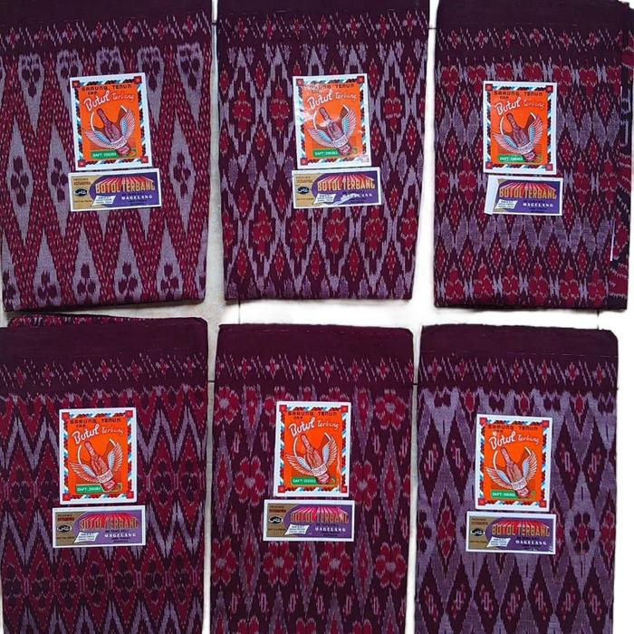 Sarung Goyor Tenun Terbaik  Cap BOTOL TERBANG