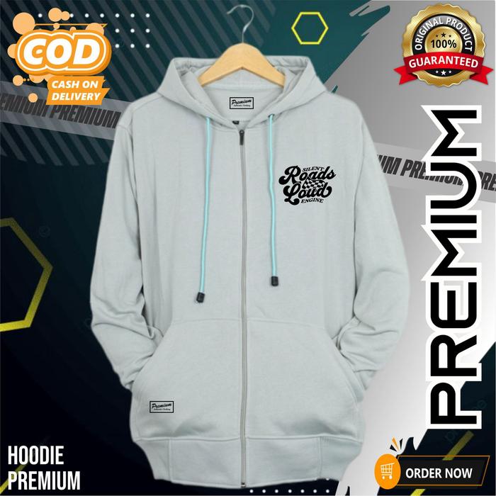 New sweater hoodie zipper pria dan wanita cotton tebal dan lembut suiter resleting musim dingin swet