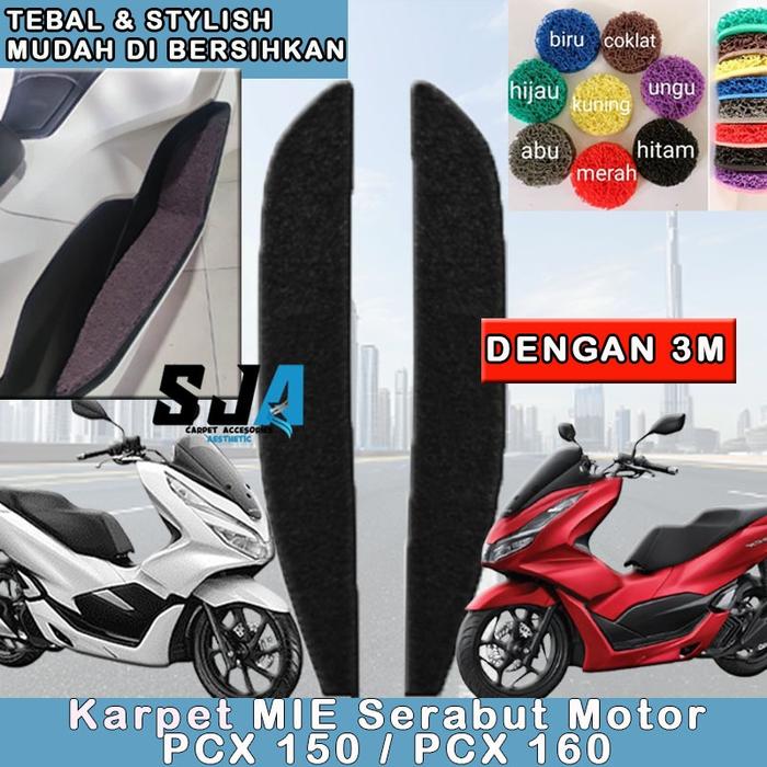 Karpet Mie Alas Step Floor Motor PCX 150/PCX 160 Serabut Karet