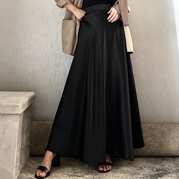Aruna - Satin skirt / Rok satin / Rok payung satin silk
