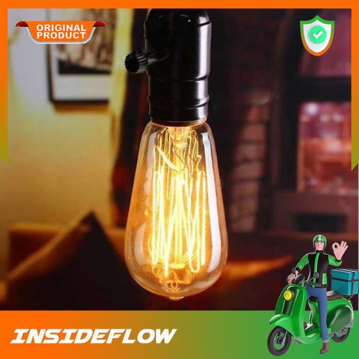 Bohlam Lampu FIlamen Vintage Bohlam Edison Rumah Antik E27 Warm White