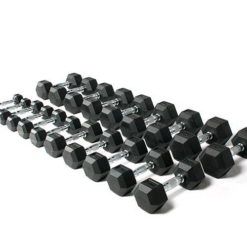 DUMBLE HEXAGONAL SATU SET 2.5KG-25KG