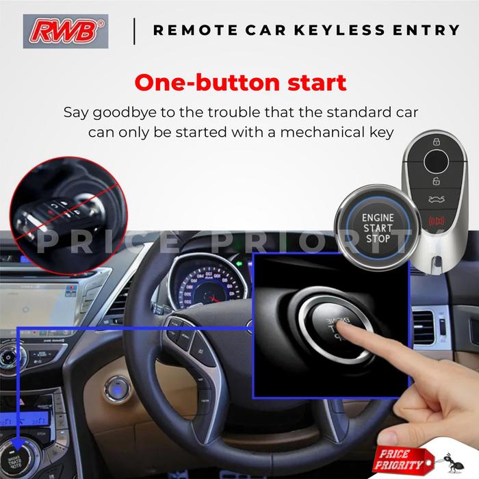RWB Engine Start Stop Remote Keyless Mobil -  Starlet Aerio Stream Xenia Teana
