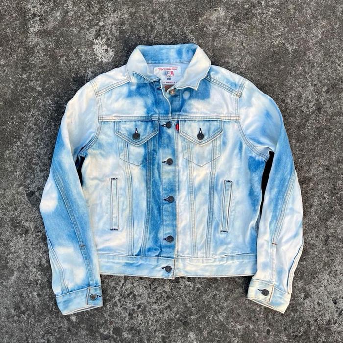 Olympic lev 1984 vtg denim jacket