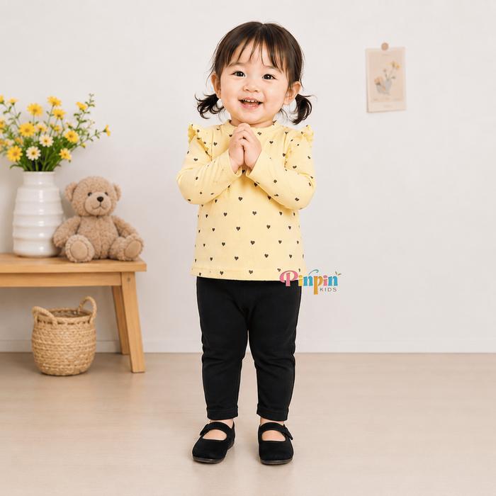 Pinpin Kids - One Set Elena Casual Atasan dan Legging Anak Perempuan
