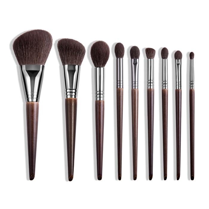 OVW Professional Makeup Brushes Set Natural Hair Powder Foundation