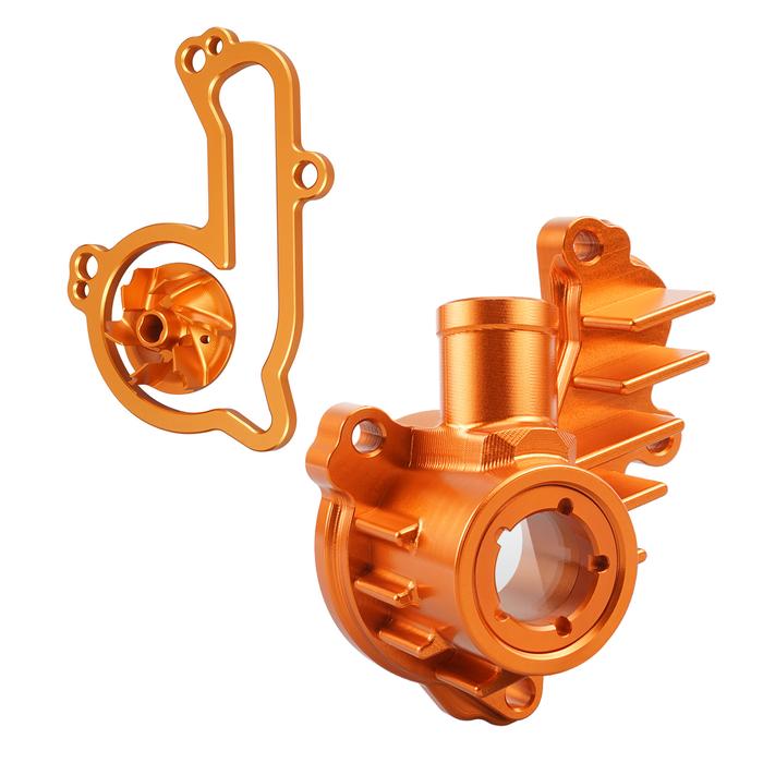 Water Pump Cover & Oversized Water Pump Impeller Cooler Kit For KTM