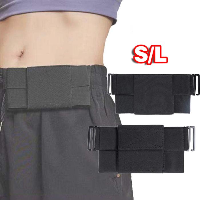 Sport Running Belt Pria Wanita / Tas Pinggang HP Kain Kanvas Jogging Gym / Dompet Sabuk Pinggang Ant