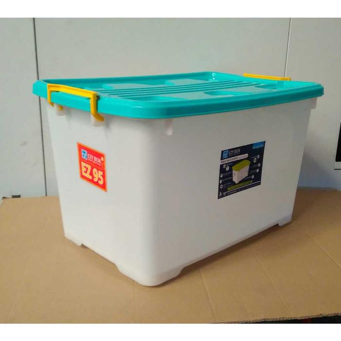 CONTAINER BOX KONTAINER BOX TEMPAT PENYIMPANAN EZY BOX BESAR JUMBO EZY 52 LITER 75 LITER 82 LITER