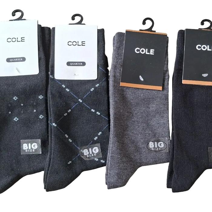 kaos kaki formal cowok cole big size jumbo