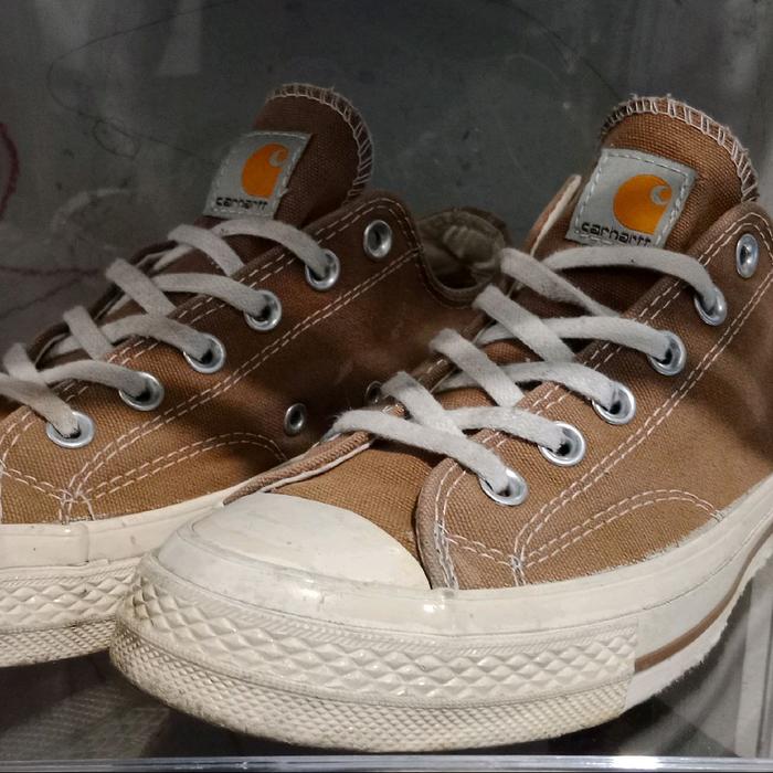 Sneakers Converse Carhartt size 40 (ins 25,5cm) second pemakaian Pria Shoes