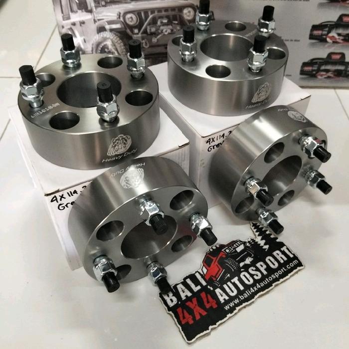 Adaptor Velg PCD 4x114.3 Tebal 5cm Merk FOGER Heavy Duty - Spacer Roda Mobil Kijang Avanza Panther L
