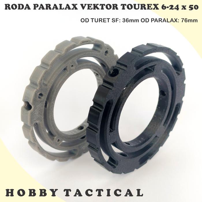 roda paralax side wheel Teleskop Vector Tourex 6-24x50 SF