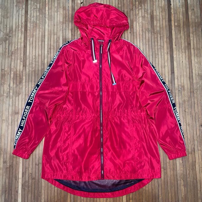 TOMMY HILFIGER ANORAK COLORBLOCK WINDBREAKER TAPED PARKA JACKET & COATS play cdg alo adidas samba