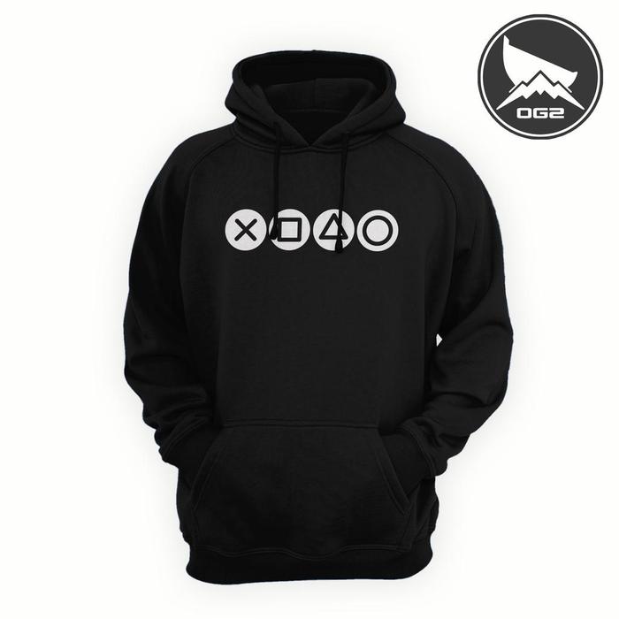 Hoodie game PlayStation logo G025 jaket pria wanita OG2 3B G