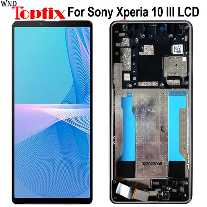 6.0" For Sony Xperia 10 III LCD Display Touch Screen Digitizer
