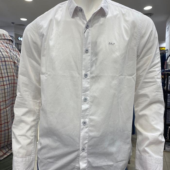 KEMEJA PRIA PUTIH PANJANG WATCHOUT JEANS TERBARU
