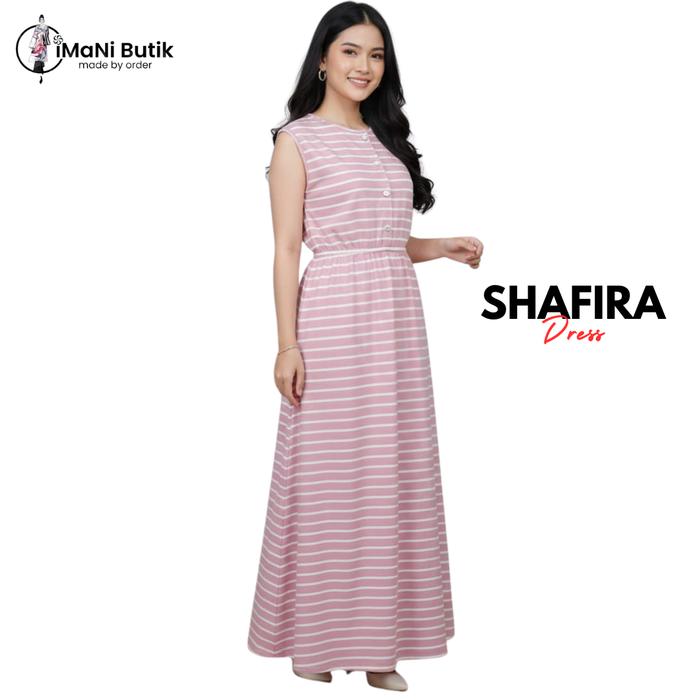 Imani Butik - Fashion Wanita Muslim Dress Shafira Gamis Dewasa Remaja Pesta Maxi Lebaran Kondangan