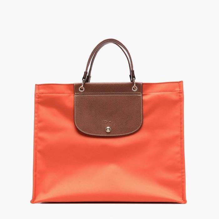 LONGCHAMP LARGE CABAS TOTE BAG PAPRIKA