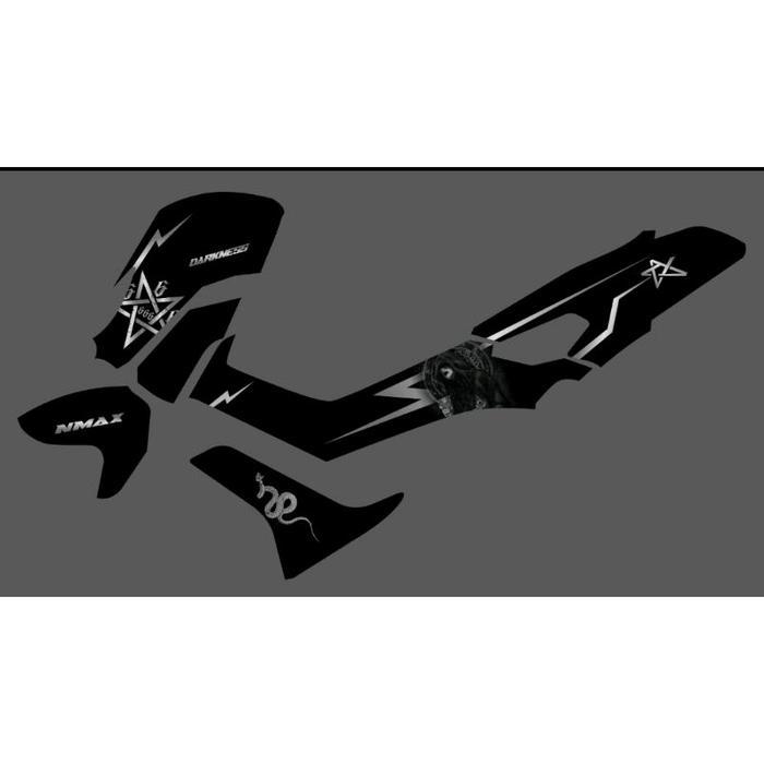 STRIPING TRANSPARAN NMAX OLD 155 CUSTOM MEDUSA 666 [NTS]