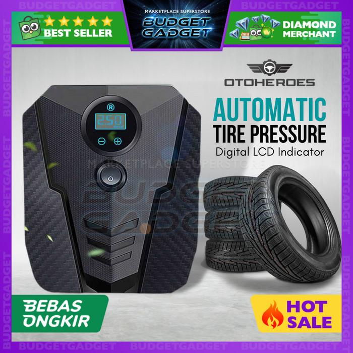 OTOHEROES POMPA ANGIN BAN MOBIL ELEKTRIK LCD DISPLAY ST-5505