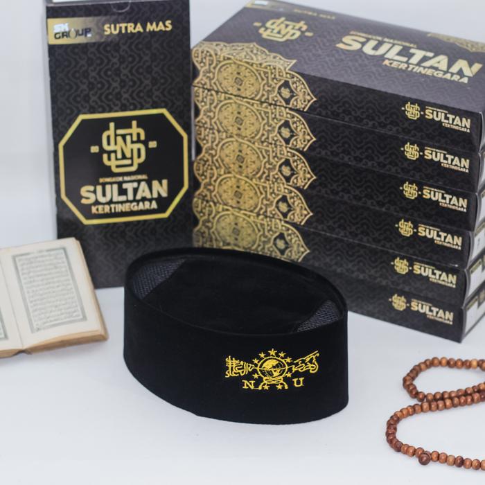 PECI SONGKOK SULTAN NU EMAS Dewasa Motif Muslim Bordir Kopiah