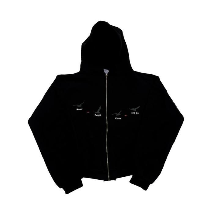 She Loves Spring Stay Boxy Zip Hoodie MURAH