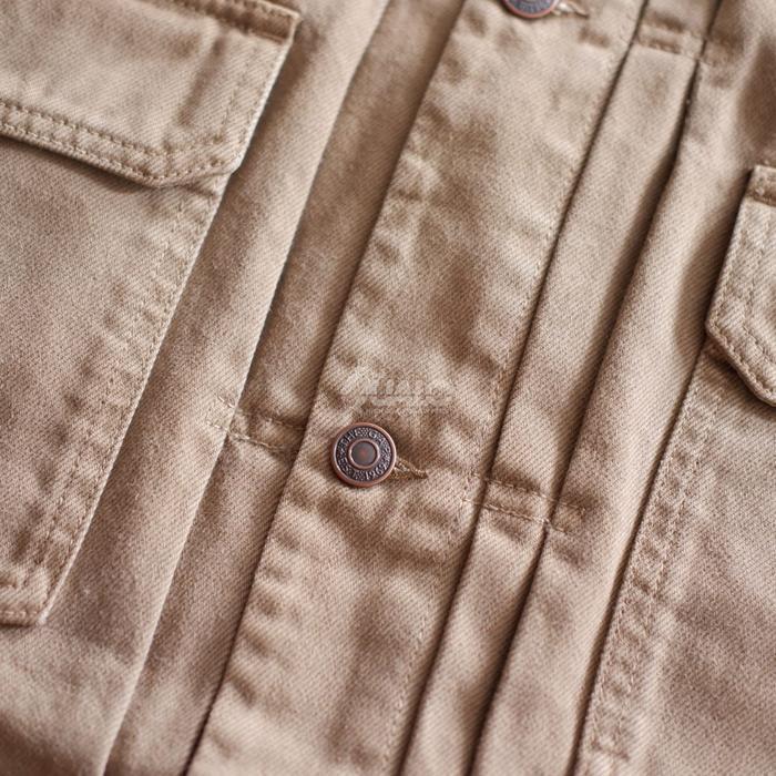 Jaket Wanita Gap Denim Women Oversize Trucker Jacket Brown