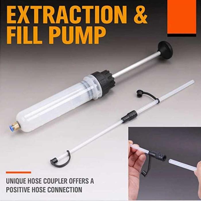 Pompa Transfer Oli Bensin Oil Extractor Syringe 500ml - NC01