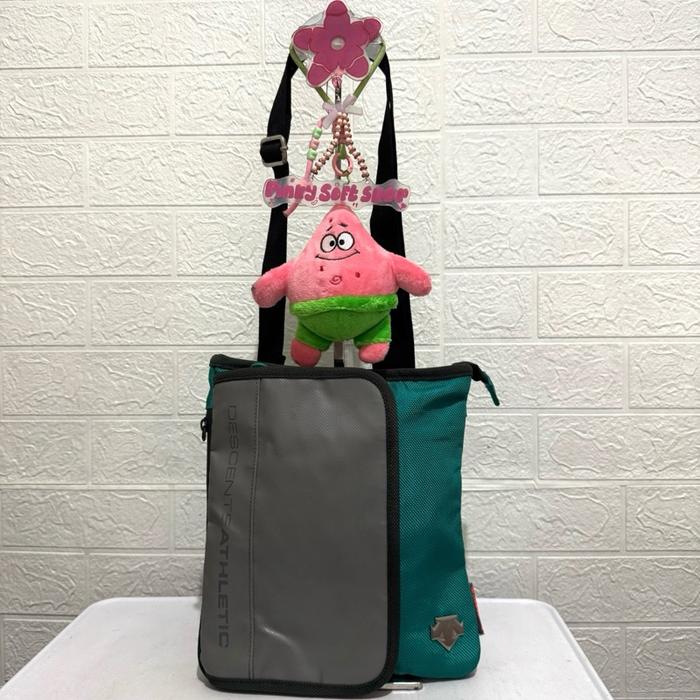 Tas sling bag descente. Tas selempang kanvas. Tas pria cowok. Tas prelop. Tosca