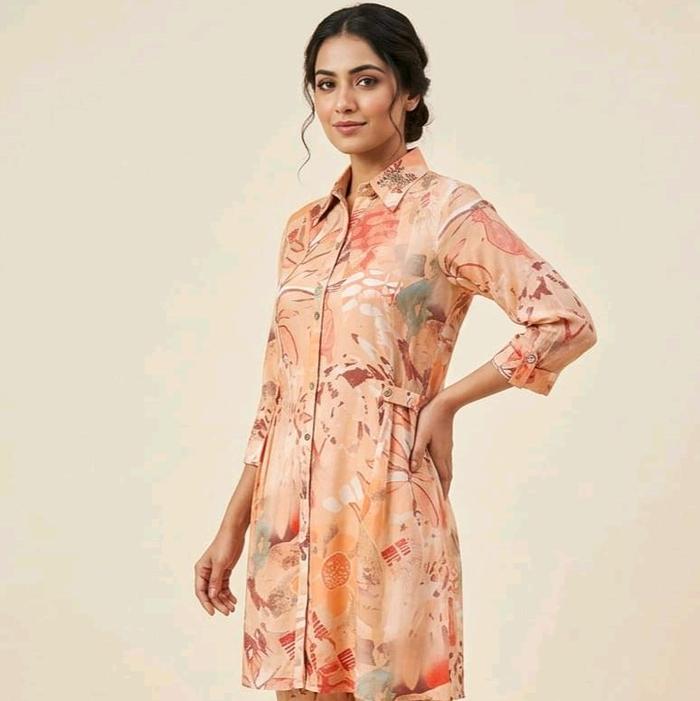CO-ORD SET Katun Rayon Bermotif/setelan wanita/baju india