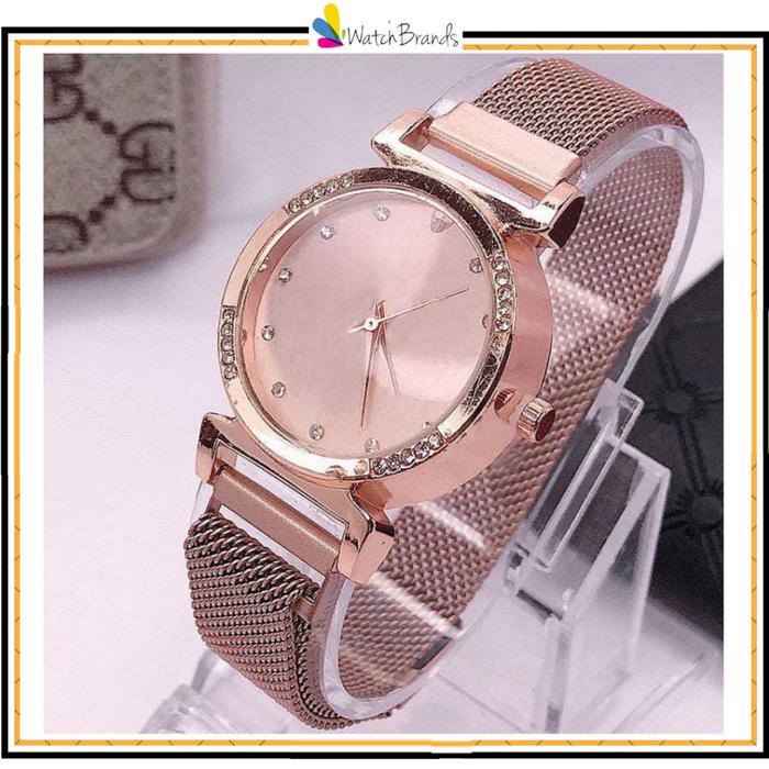 REKOMENDASI WBS JAM TANGAN WANITA RANTAI MAGNET PERMATA MURAH KOREA FASHION RM245 ORI