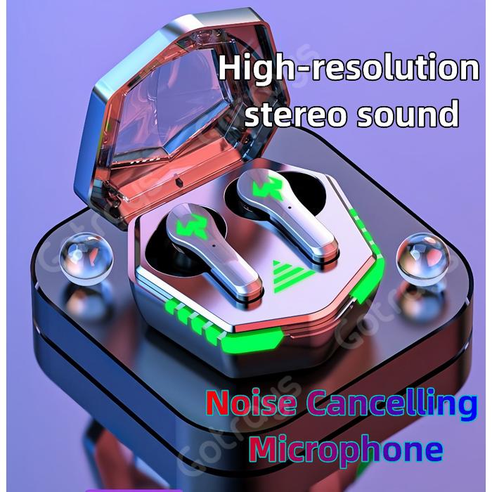 Gotrays N35 TWS 5.2 Bluetooth Earphone Gaming Latensi Rendah Headset Gaming