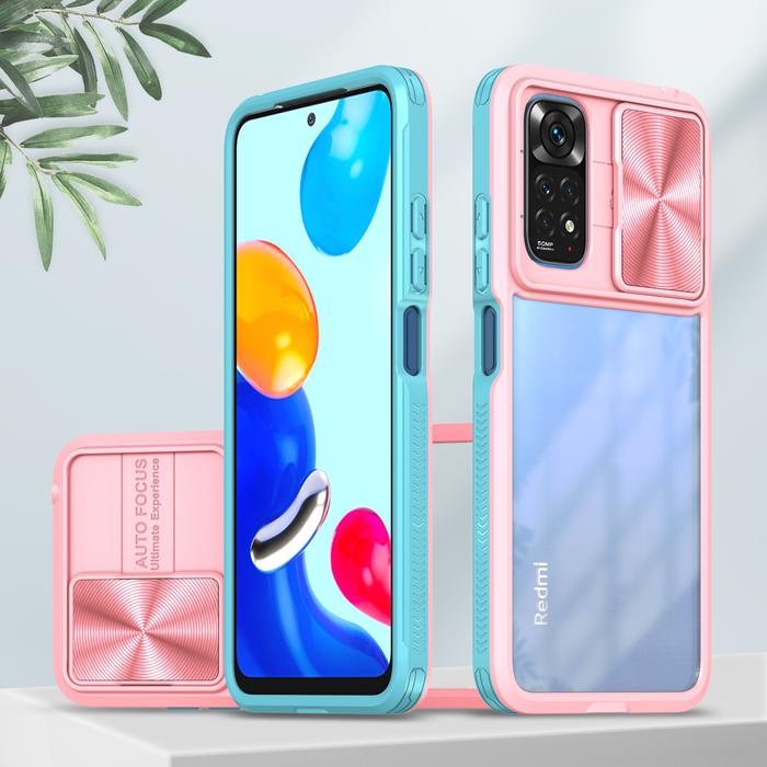 Shockproof Phone Case For Xiaomi Redmi Note 9 10 11 S PRO MAX T Slide