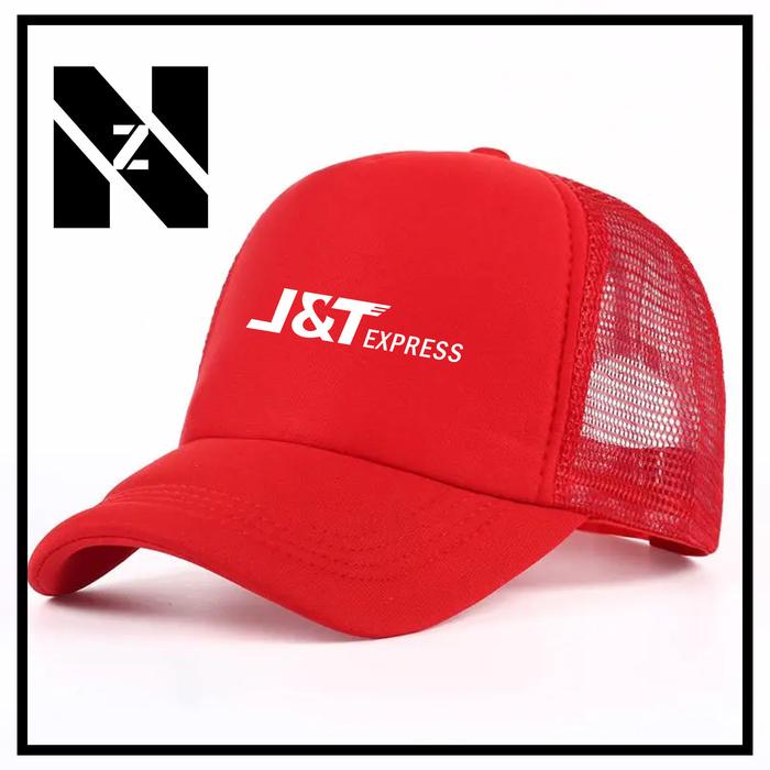 TOPI JNT EXPRESS / TOPI JARING JNT EXPRESS / TOPI TRUCKER JNT EXPRESS PREMIUM BISA COD