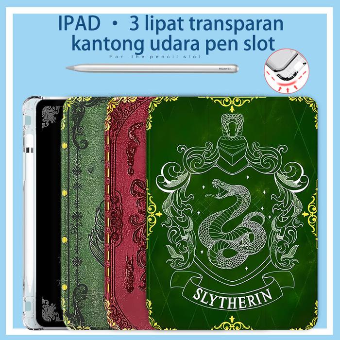 Case iPad dengan Motif Lucu & Aesthetic Transparan untuk iPad Gen10, Air 6/5/4 (11 inci, 10.9 inci),